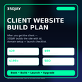 350JAY Client Website Build Plan product image