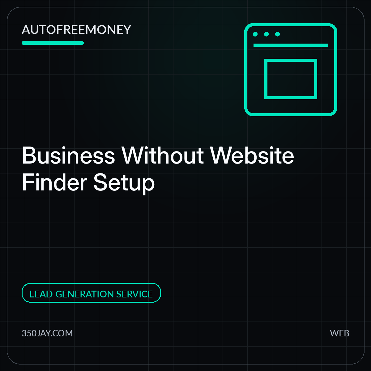 Business Without Website Finder Setup