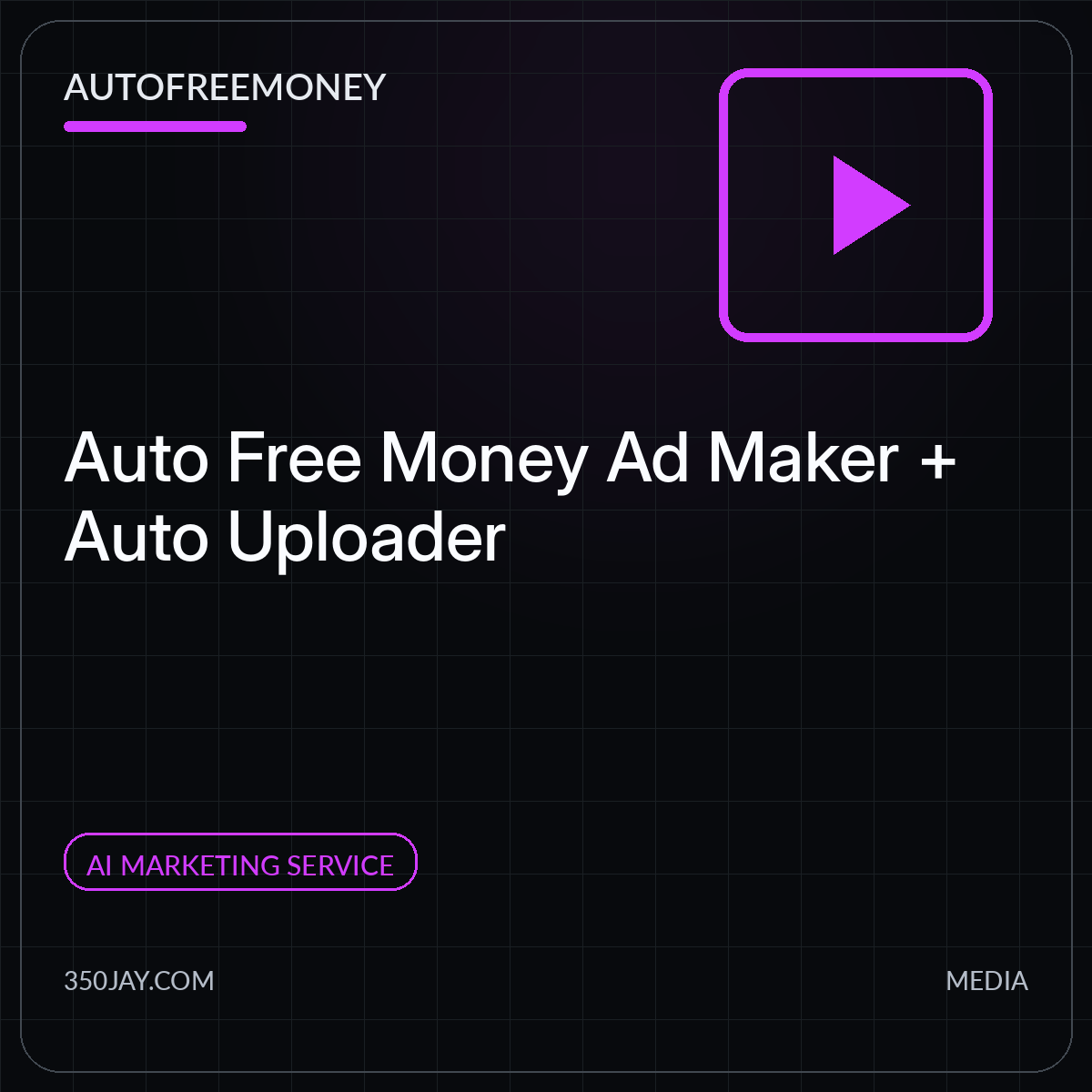 Auto Free Money Ad Maker + Auto Uploader