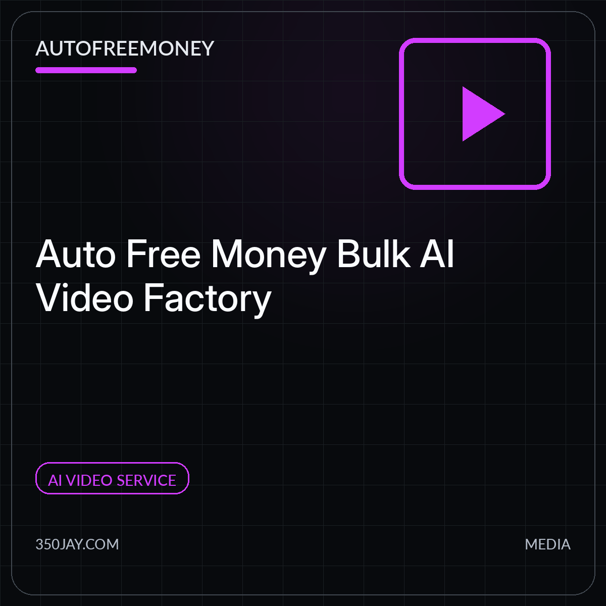 Auto Free Money Bulk AI Video Factory