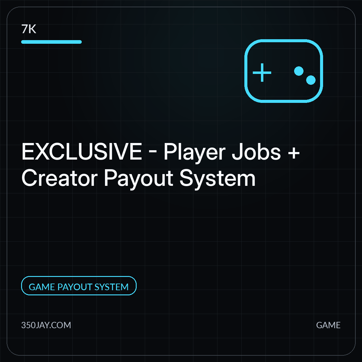 EXCLUSIVE — Player Jobs + Creator Payout System