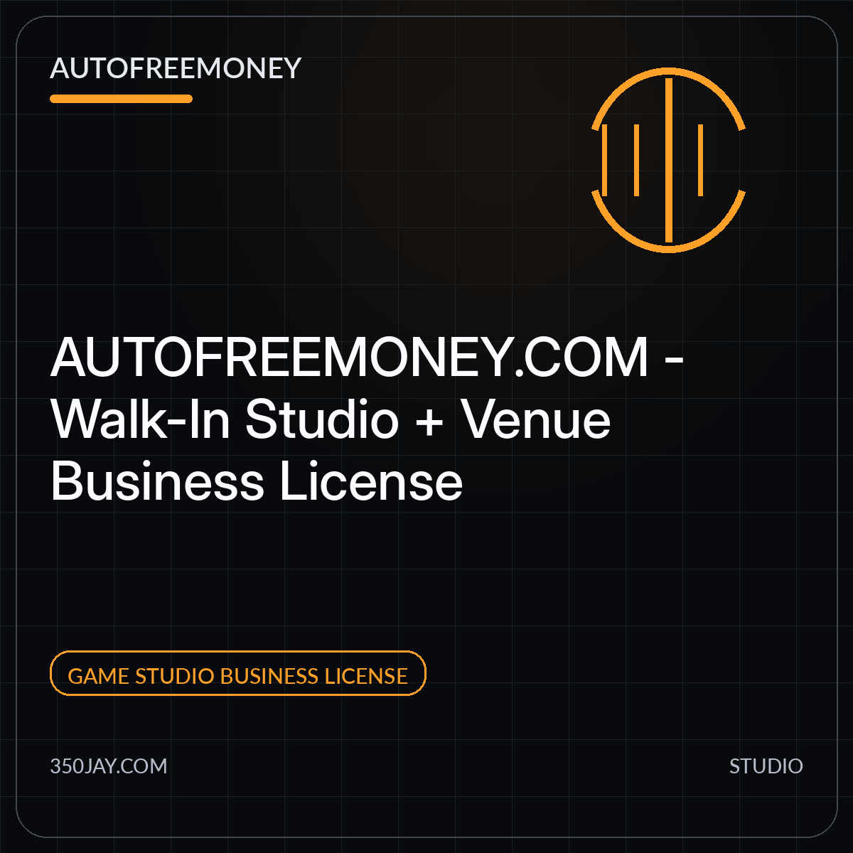 AUTOFREEMONEY.COM — Walk-In Studio + Venue Business License